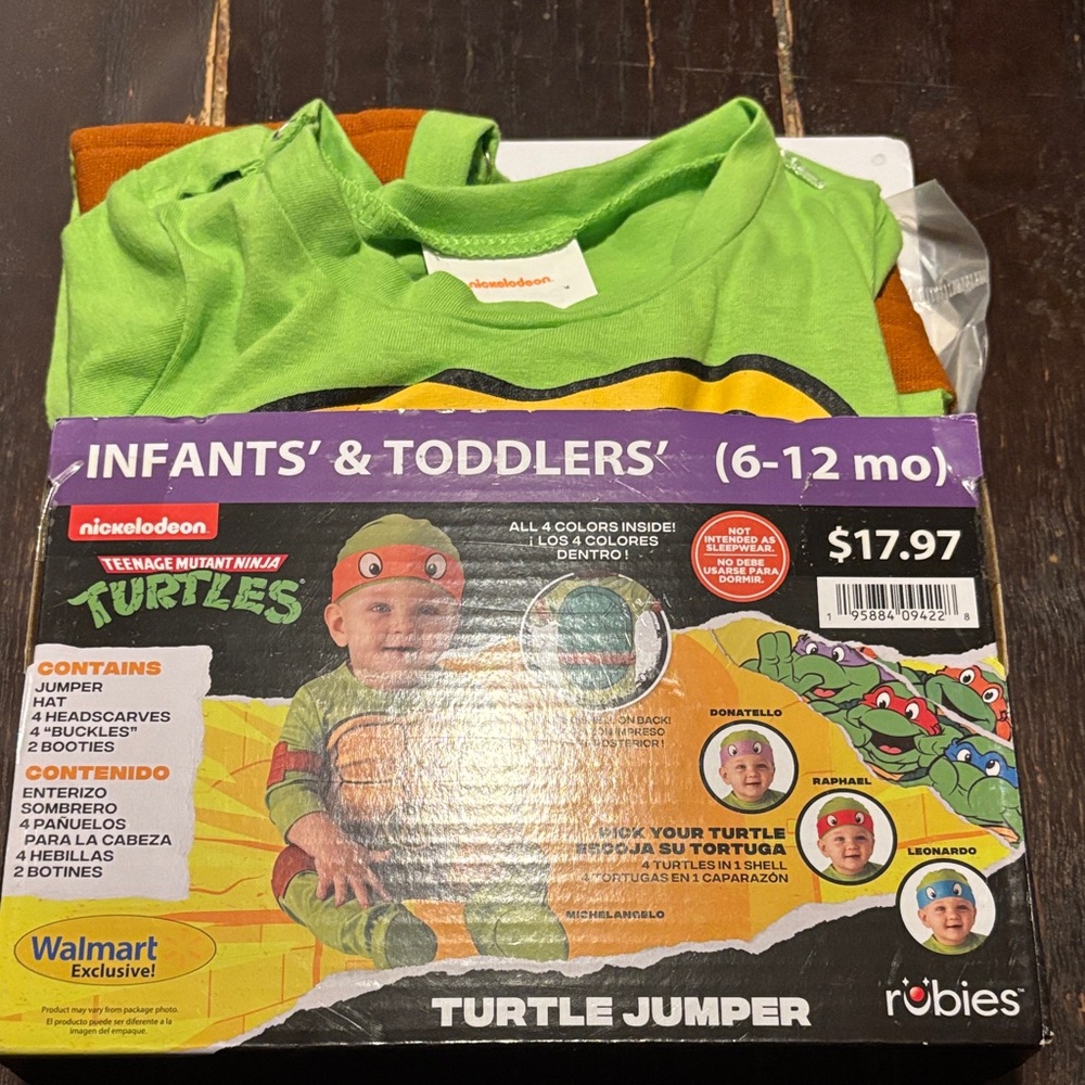 Nickelodeon Green Turtle Jumper for Infants